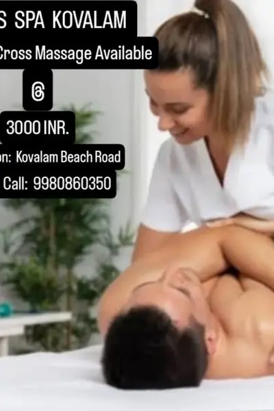 Full body cross massage available in Kovalam. Call/Whatsapp 9980860350 — image 3