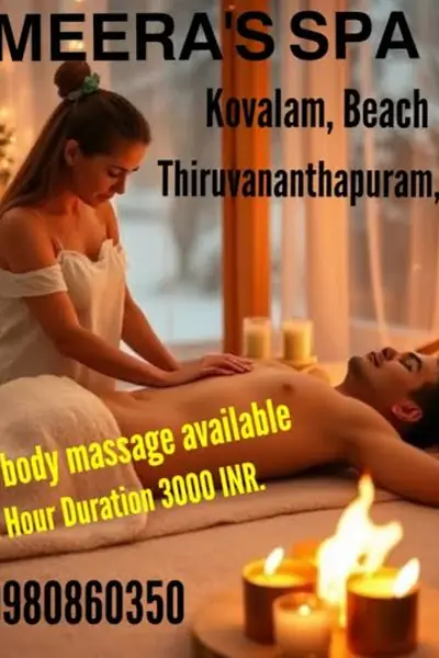Female to Male full body massage available in Kovalam, Call 9980860350 — image 3